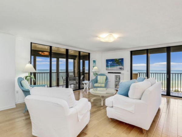 6th floor views Gulf Front of Vanderbilt Beach 3 month rental